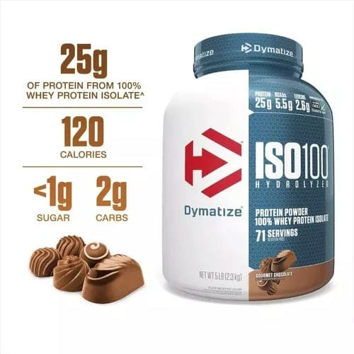 5 Lbs | Dymatize Iso 100 Hidrolizada - Body Fit Supplements